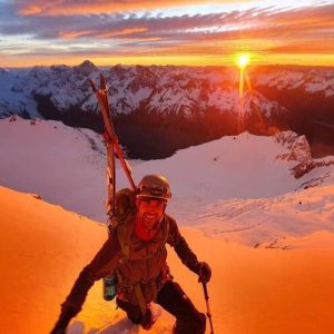 Zack Wentz splitboarding