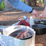 Baker Cooking with Bacon