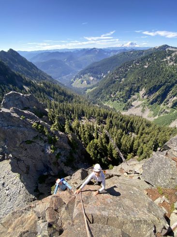 Climbing the South Face of the Tooth