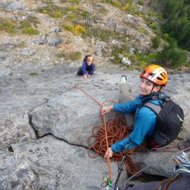 Intro to Multipitch Rock Climbing in Washington