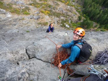 Intro to Multipitch Rock Climbing in Washington